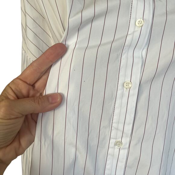 Antonelli Boxy Oversize Button Up Shirt Size 44 US 8 Made in Italy - Picture 14 of 14